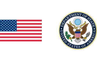 USA Flag & State Dept Seal Logos