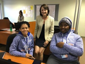 U.S. Ambassador to Namibia Lisa Johnson with WiSci 2018 participants.