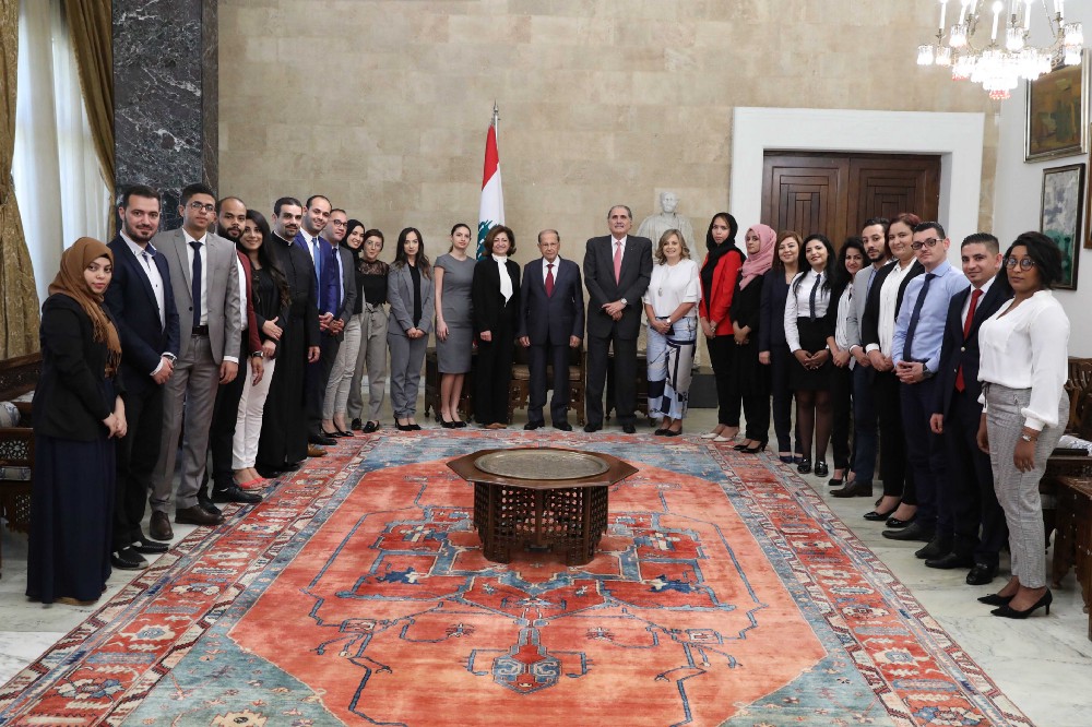 LDF Fellows Meet With Lebanese President to Discuss Critical Regional Issues