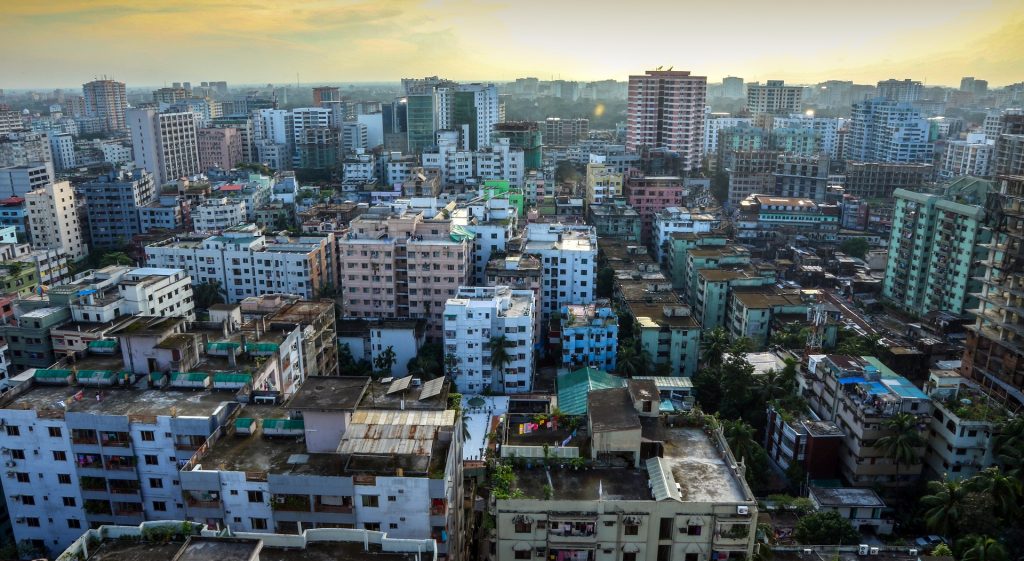Cityscape of Dhaka, Bangladesh
