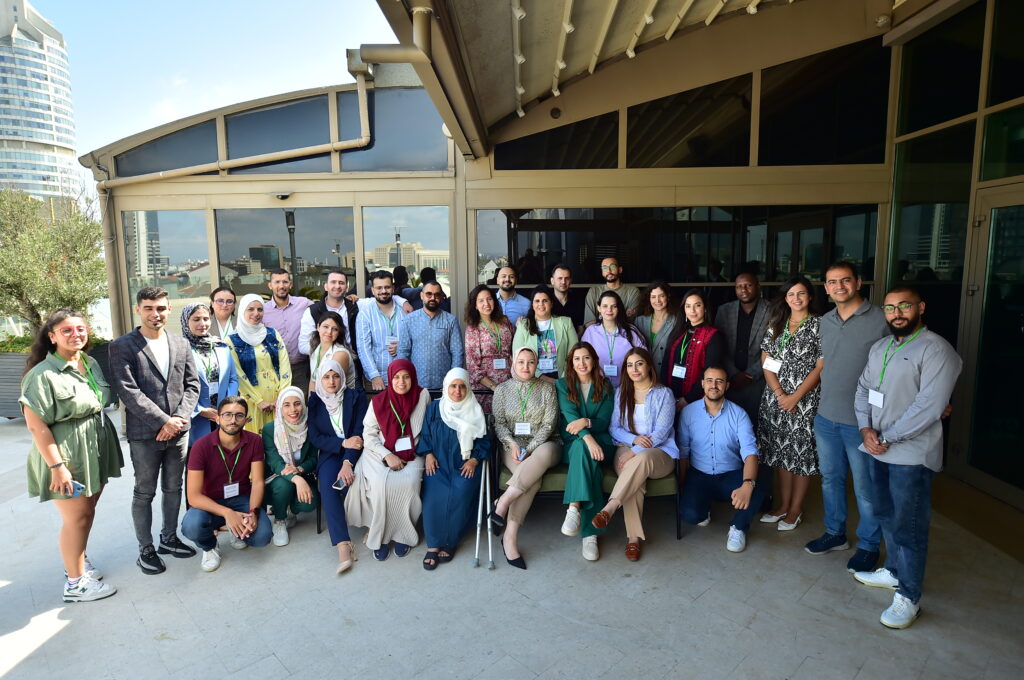 The Leadership Development Fellowship climate cohort posing for an outdoor group shot in Istanbul, Turkey.